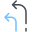 Pfeile-rechts abbiegen icon