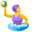 mulher jogando pólo aquático icon