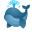 balena che zampilla icon