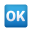 Кнопка ОК icon