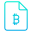 Bitcoin Document icon