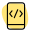 Html or other programming access on a smartphone icon