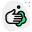 Washing hands to avoid virus transmission to others icon