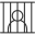 Gefängniszellentür icon