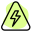 High Voltage line for shopping mall power access icon