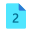 Deux pages icon