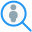 Find new employee for perticular job online icon