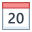 カレンダー20 icon