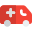 Parametric or ambulance for emergency service isolated on a white background icon