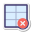 Delete Table icon