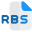 RBS File Association format contains audio data and is often encoded at lower bits icon