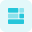 Bottom grid layout multiple section tile bar icon