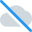 Cloud computing server offline isolated on a white backgound icon