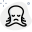 Sad face pictorial representation octopus emoji for chat icon
