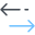 Ordinamento Frecce orizzontale icon