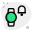 Smartwatch is used for multiple alarm control icon
