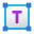 텍스트 상자 icon
