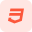 CSS document written in a markup language icon