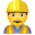 Mann-Bauarbeiter icon