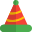 Birthday party conical hat for kids for celebration icon