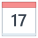 Kalender 17 icon