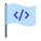 Programmier-Flag icon