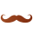 Moustache en croc icon