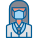 外部-女性-医師-アバター-マスクを着用-berkahicon-lineal-color-berkahicon-1 icon