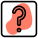 Question mark for the help and queries icon