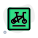 School trespassing especially kids bike road signal icon