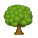 emoji de árbol de hoja caduca icon