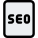 Seo file for web content optimization online icon