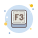 Клавиша F3 icon