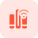 Downloading collection of books over a wireless network icon