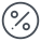 Percentuale icon