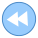 Rewind Button Round icon