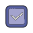 Ausgefüllte Checkbox icon