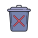 删除 Bin icon