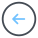 Стрелка влево в круге icon