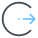 Логаут в кружке icon