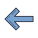 Flecha apuntando hacia la izquierda icon