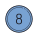 Circled 8 icon