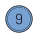 Circled 9 icon