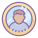 Circled User Male Skin Type 4 icon