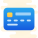 Lato anteriore della carta bancaria icon