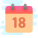 Calendário 18 icon