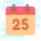 Kalender 25 icon