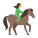 Mulher em um cavalo icon