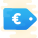 Cartellino del prezzo in Euro icon