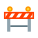 Barrage routier icon